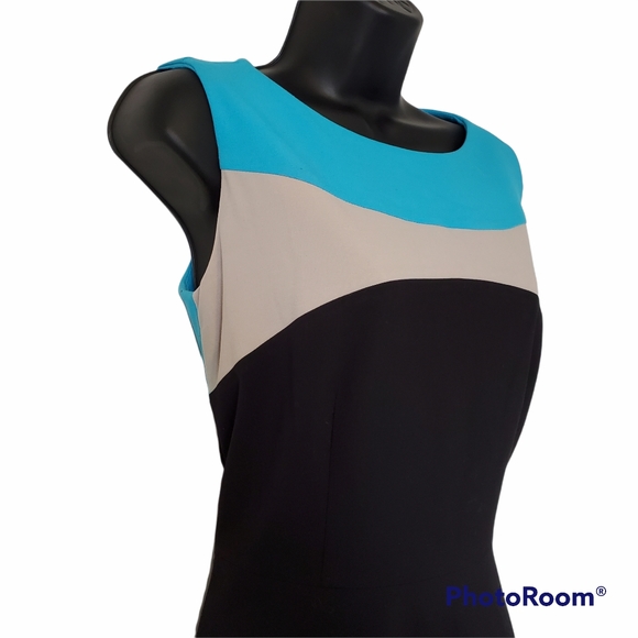 Calvin Klein Colorblock Dress - Picture 3 of 7